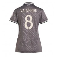 Maglia Calcio Real Madrid Federico Valverde #8 Terza Divisa Donna 2024-25 Manica Corta